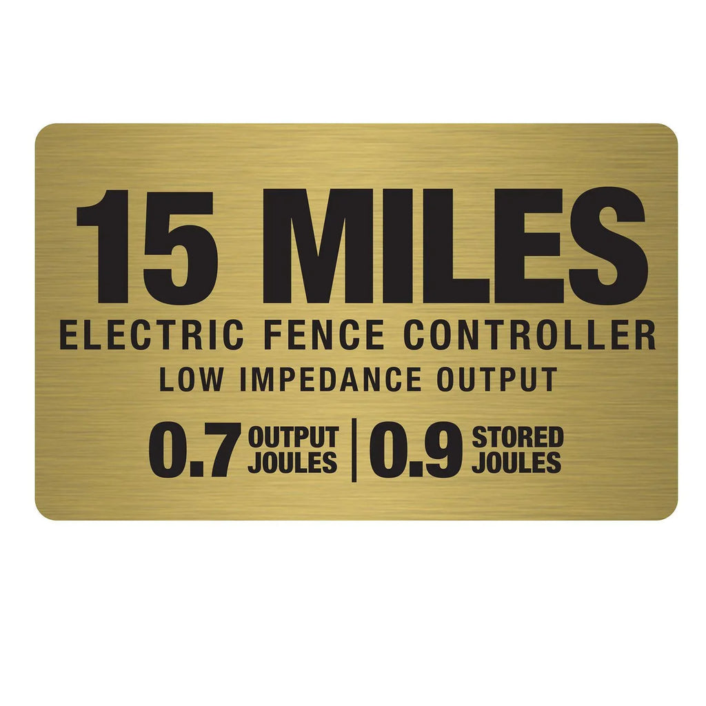 0.7 American Low Joule Fence FarmWorks Impedance 15-Mile Charger Electric AC-Powered