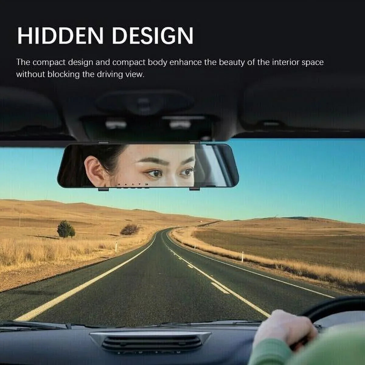 Mirror Camera Dual Rearview Car Video Dash DVR Front 1080P Rear Cam HD Recorder