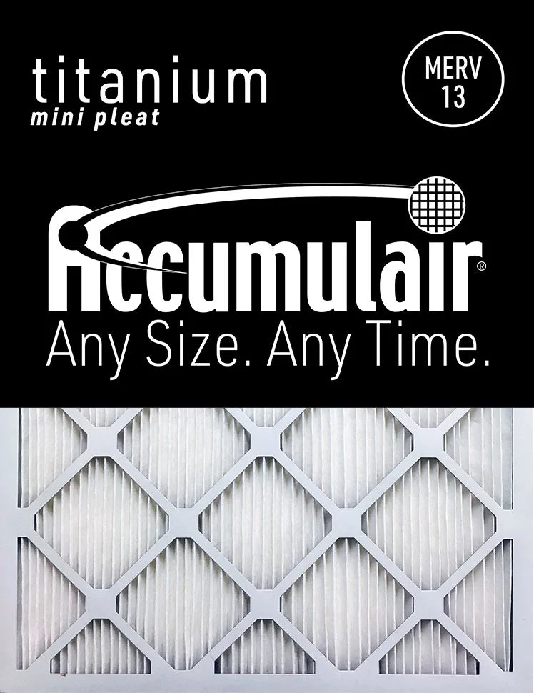 Reduction 14x20x1 Accumulair Titanium Filters Pack) Air (4 Allergen