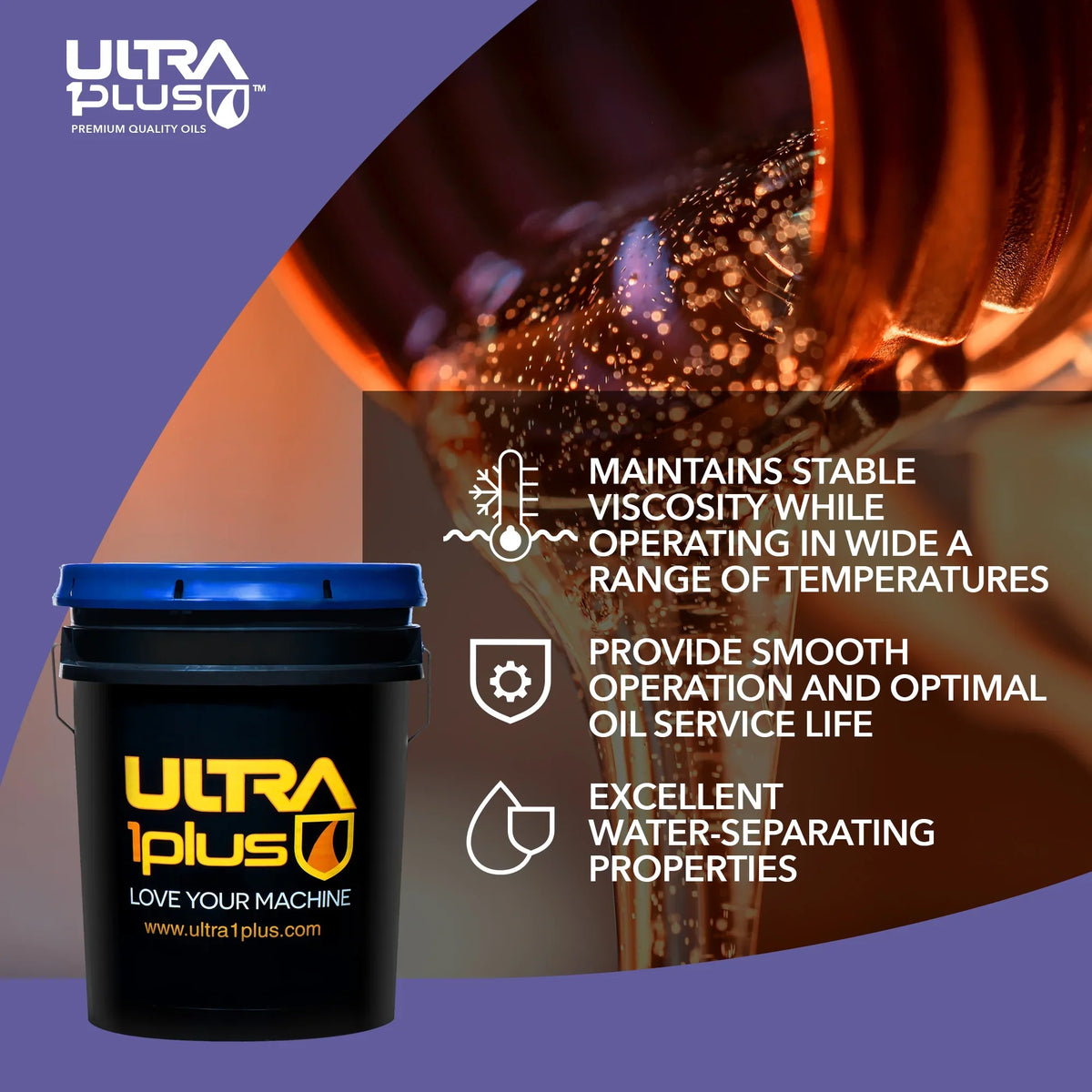 AW ISO (5 Gallon Oil Pail) Hydraulic Conventional 32 Ultra1Plus