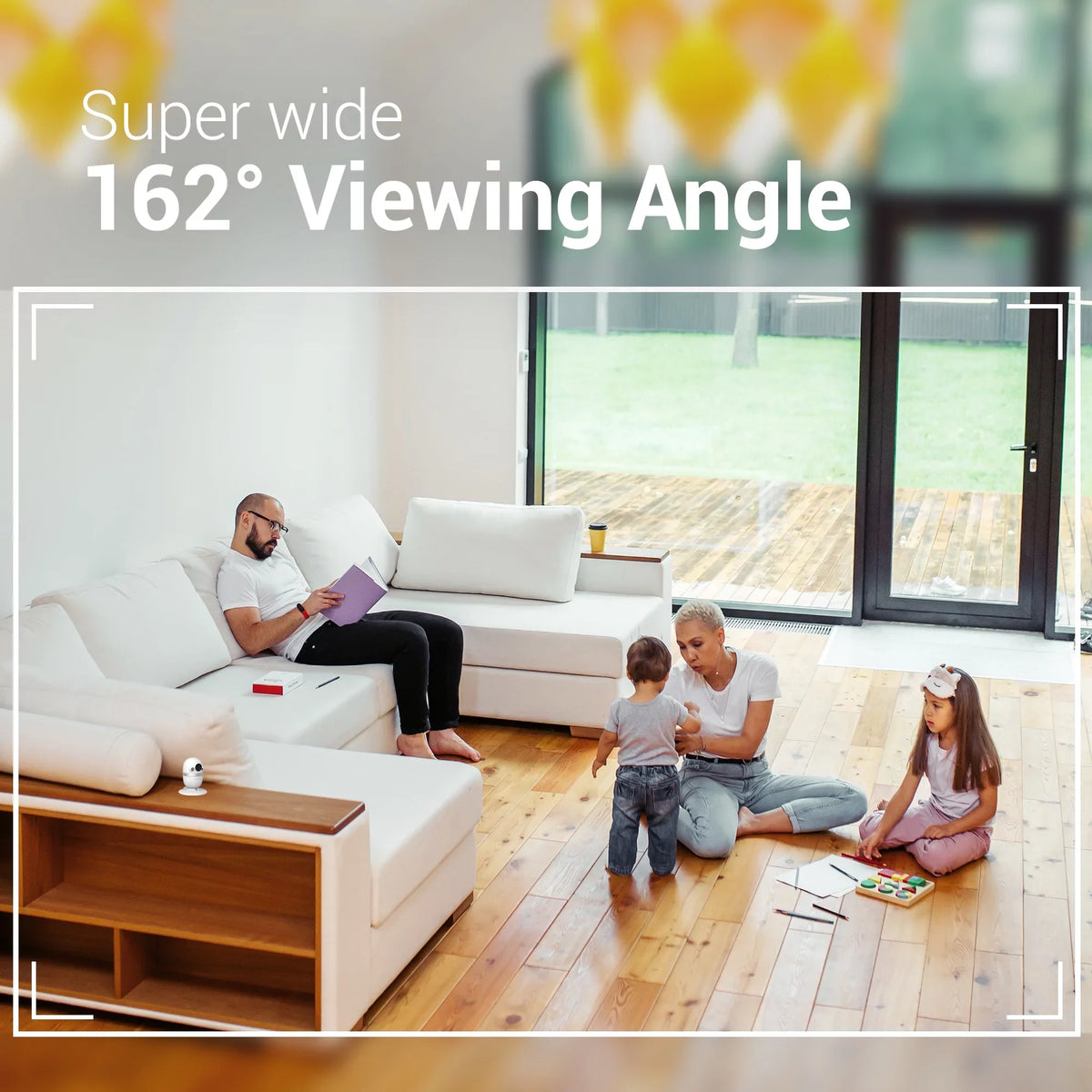 Storage Camera Sound CapsuleCam with Wide Pro Super Audio, Vision, Camera Security HD Indoor Local with Way Free 2 & Night Motion Angle, Phone Bosma Baby Detection, Monitor, Color 162° WiFi 1080p app,