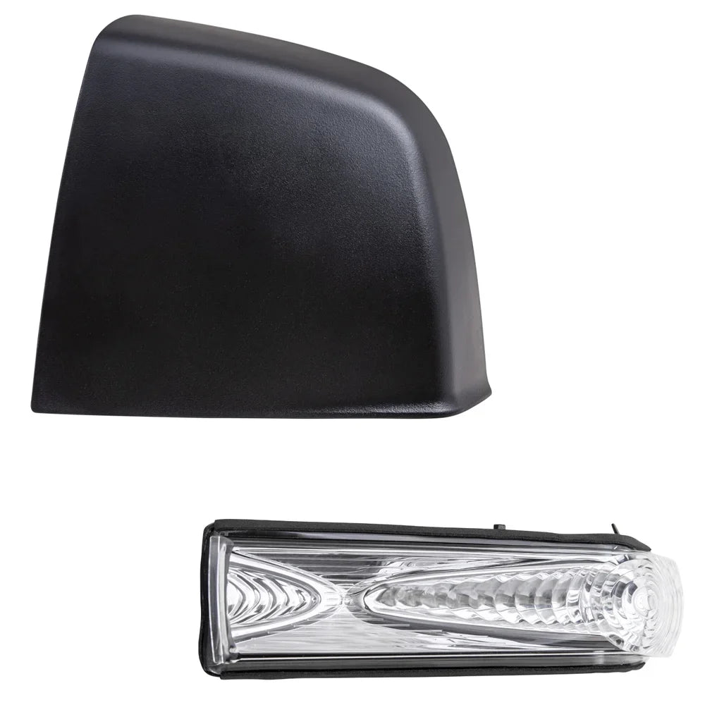 Promaster And Base/ST/Tradesman Driver Cover Brock Door Turn Textured Light Set 2015-2021 Mirror With RAM Aftermarket Replacement Compatible Left City Signal Black