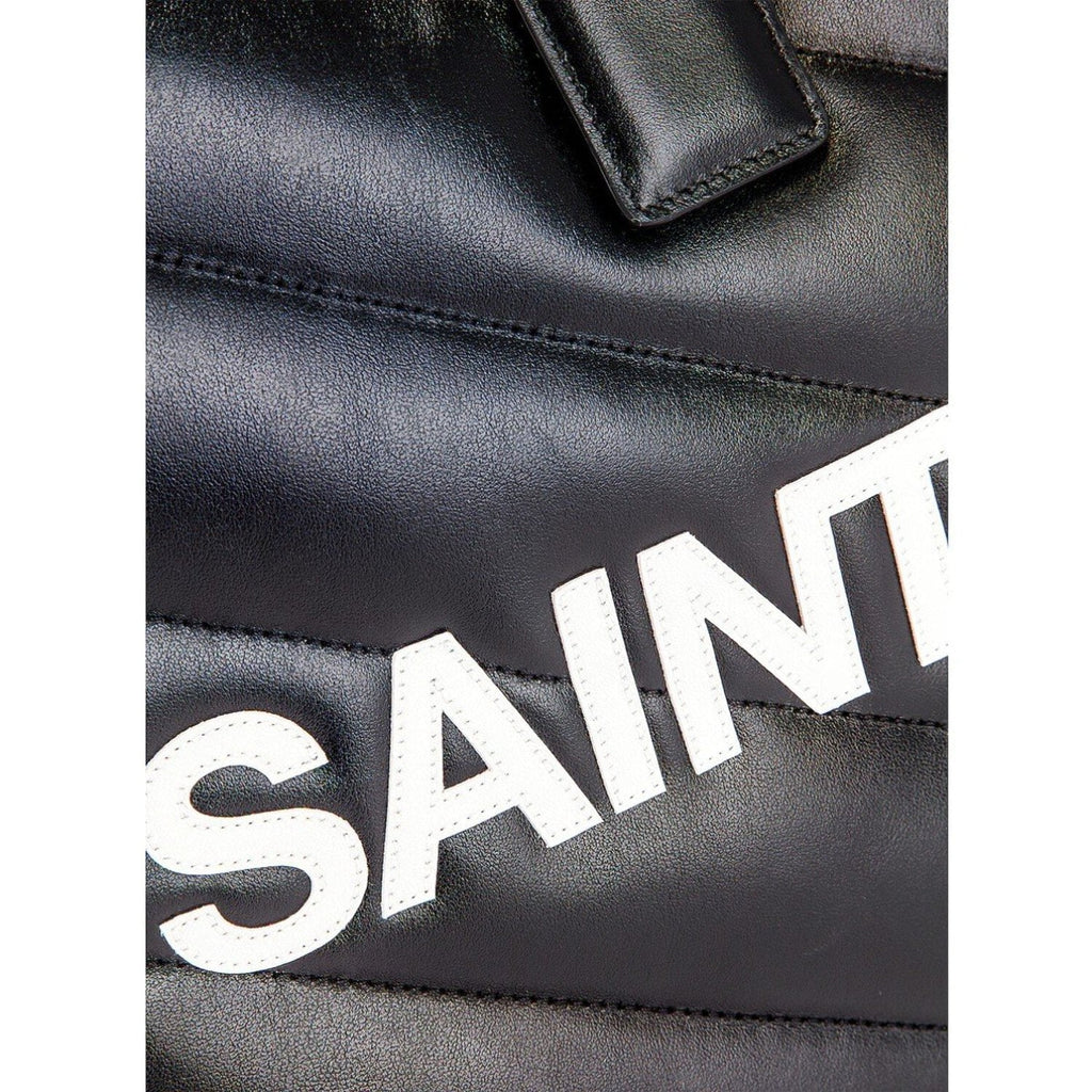 Calf Laurent Saint 525145 Leather Miles Bag Black Bowling New Logo Duffel