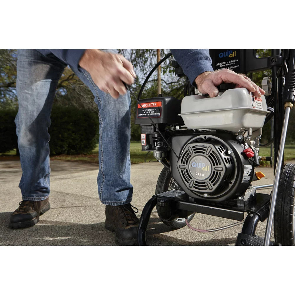 3100PSI CARB Quipall 3100GPW Gas Washer Pressure