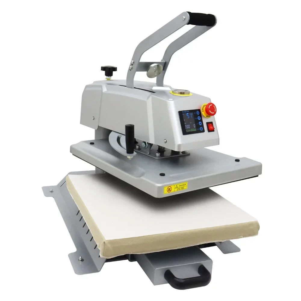 Transfer INTBUYING Sublimation Semi-Auto 16x20in Heat Magnetic Press Machine Heat T-Shirt Printing