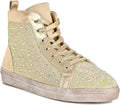 Fashion with Ninety High Union Sneaker Athletic Rhinestones Gold Foxy 9 Top