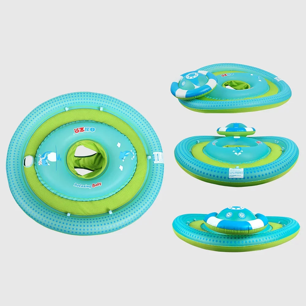 Boys 6-48 for Float Bottom Float Girls Seat Toddler Swim Float Inflatable Ring Pool with Detachable Float Months Pool Upper Swimming Float