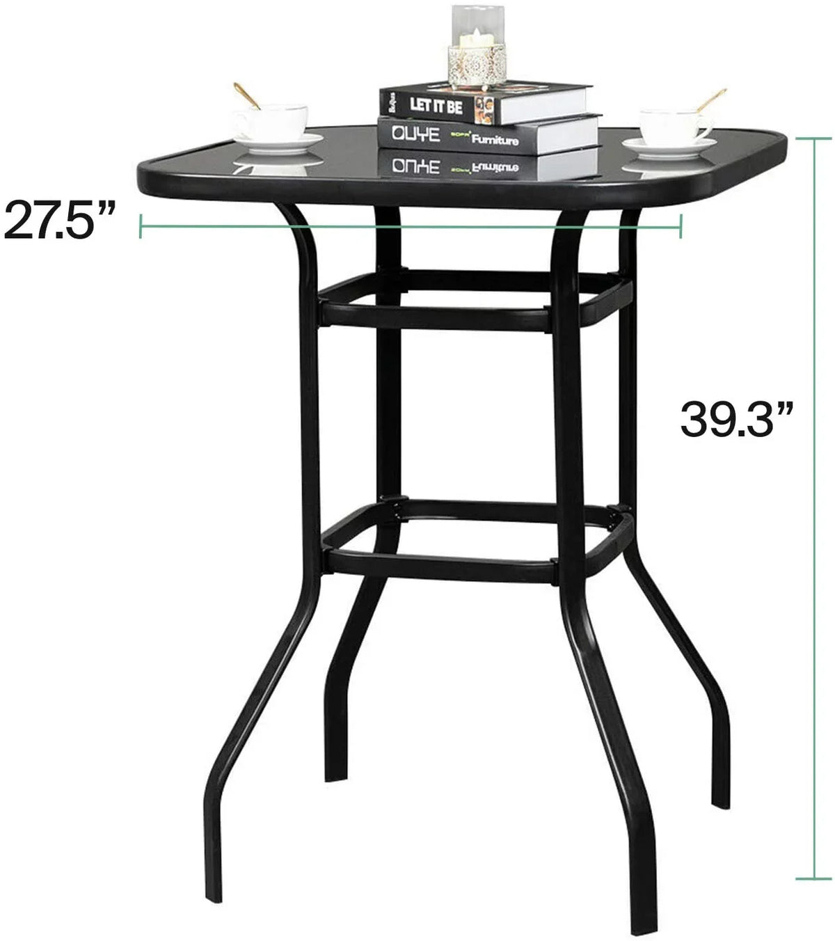 Design Scarlett Solid Indoor For Table Use With Aesthetic Bar Glass
