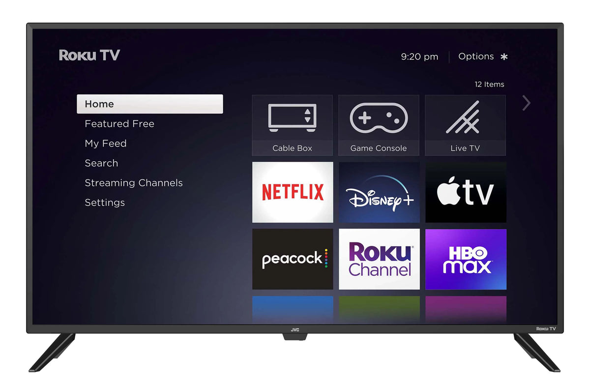 Roku Quantum QLED Class 4K UHD LT-58MAW804 Series JVC Smart 58" TV