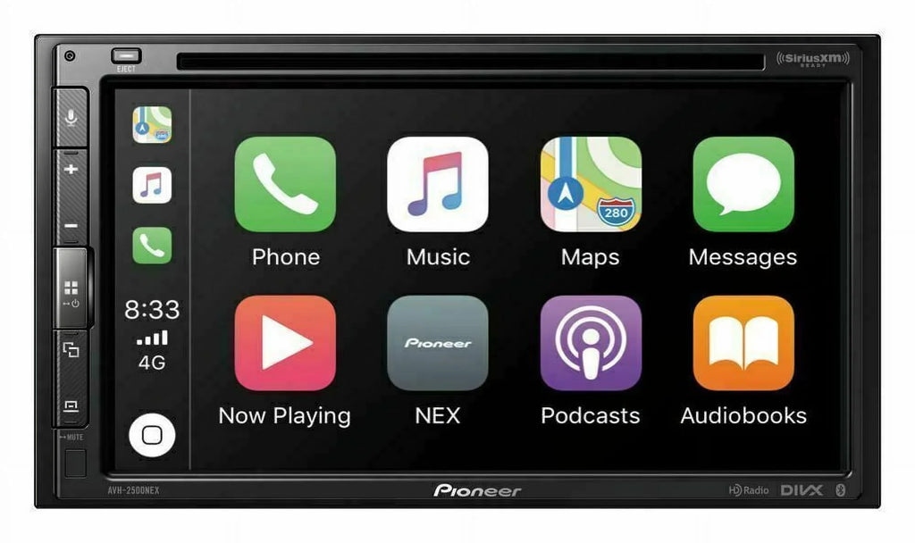 USB BLUETOOTH & PIONEER Camera ANDROID AVH-2500NEX License PLAY CD Plate DVD CAR