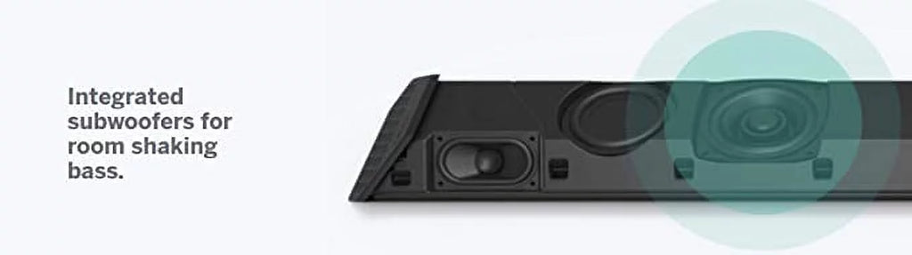 '- VIZIO 2.1 Dual Remote Box No Subwoofers Open BLACK SB362AN-F6-ACC Soundbar Channel 36”