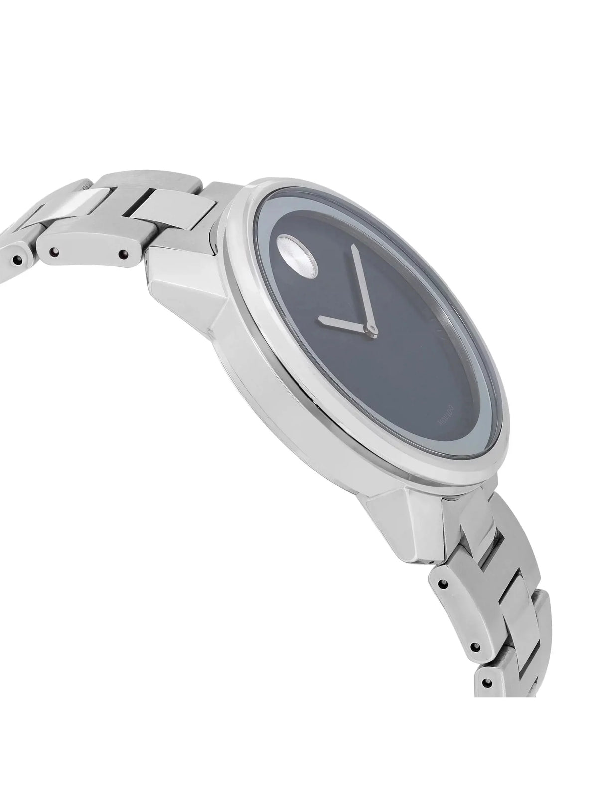 Blue Mens Watch Dark Movado 3600423 Bold Steel Quartz 42mm Stainless Dial