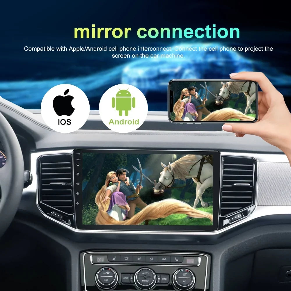 with Carplay Head Bluetooth 4+32GB N300 13 Tacoma Unit Backup Android Toyota GPS Camera For Radio 2016-21