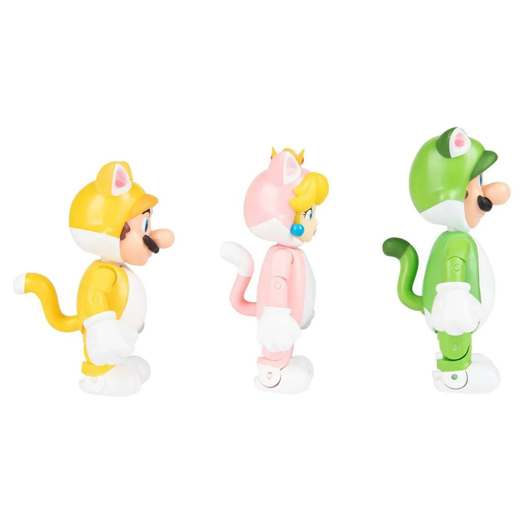 World Pack Figure Luigi Mario Mario Cat Fury Toy Multi Peach 3D Super Browsers