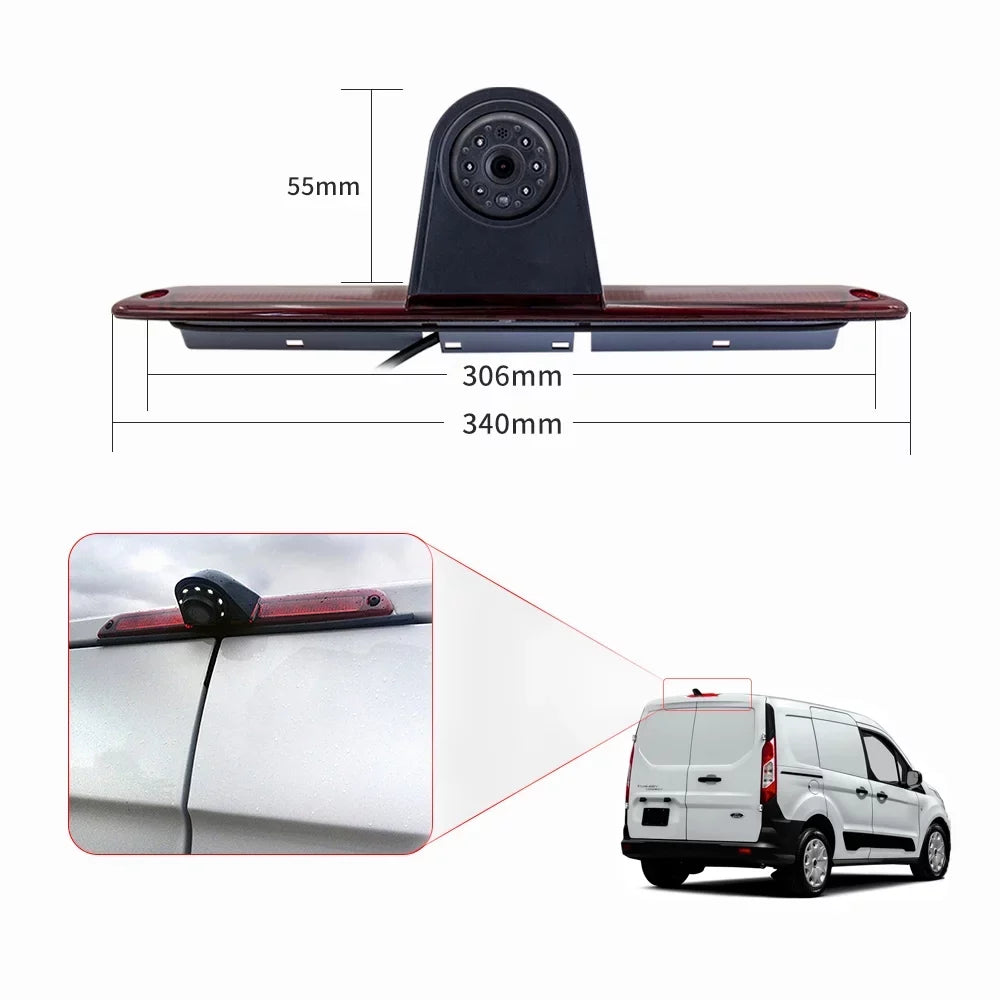 7in Brake walmeck (with Backup Sprinter/ Mercedes-Benz for Vans Monitor) Crafter Parking