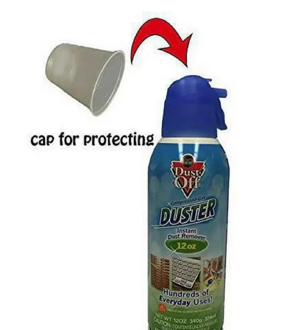 Gas Count oz, 12 Compressed Dust-Off 6 Duster,