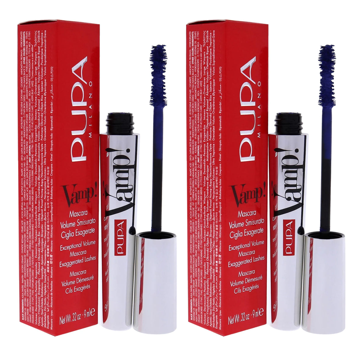 0.32 Pack Vamp! Milano - Mascara Night 300 - 2 oz Deep Mascara of Pupa ,