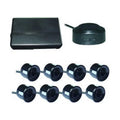 Waterproof Parking Front and Black Rear with Sensors 4 Connector, 4 Boyo VTSR220
