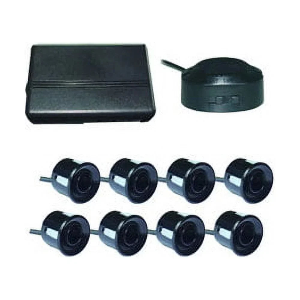 Waterproof Parking Front and Black Rear with Sensors 4 Connector, 4 Boyo VTSR220