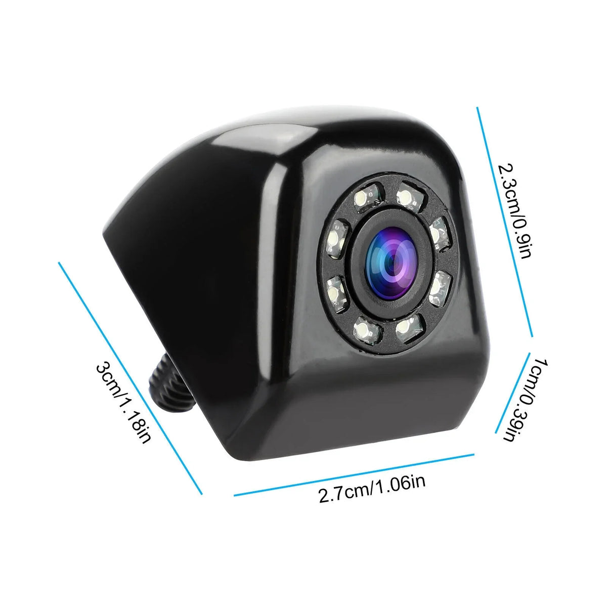 Night Vision Reverse Rear View Parking Waterproof HD 8LED Car Camera Backup 170°