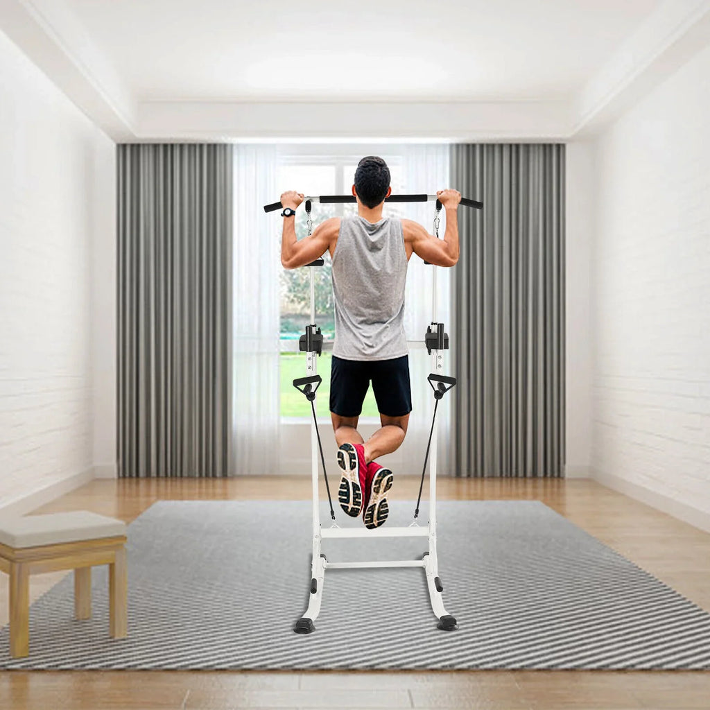 Tower Dip Up Gym Station Chin Black Pull Home Bar Push Power Gym Power Home Height Tower Adjustable