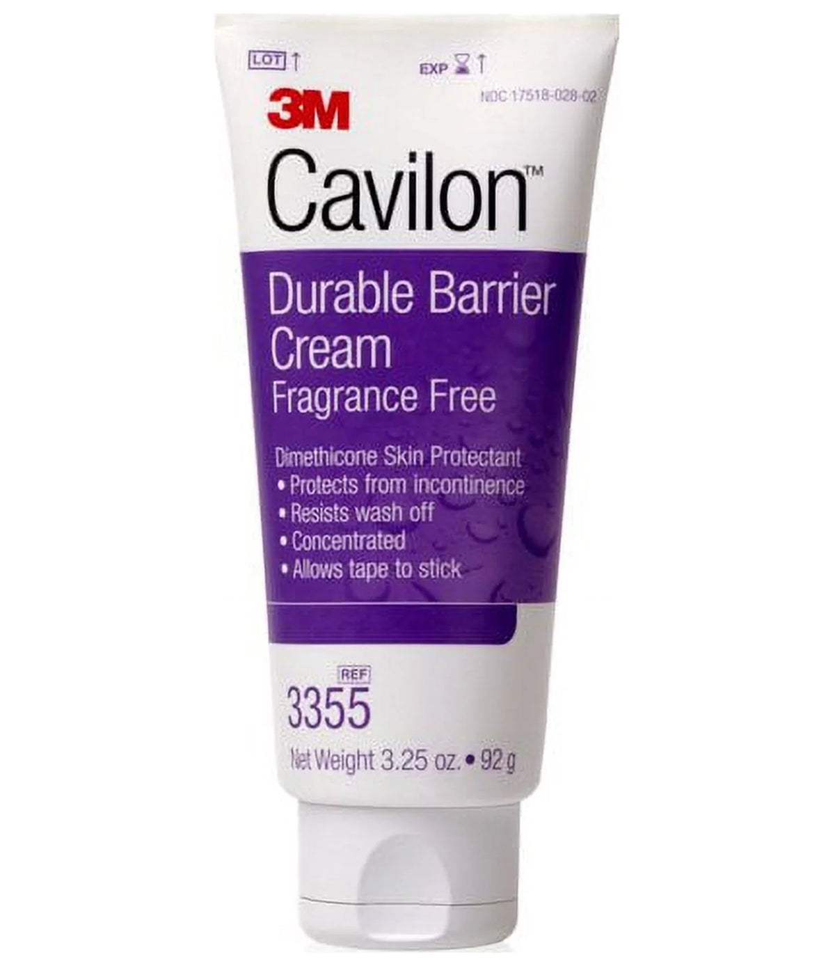 oz. - Skin 12 Protectant 3.25 CHG 3355 Cavilon Tube Case of Unscented Compatible, Cream