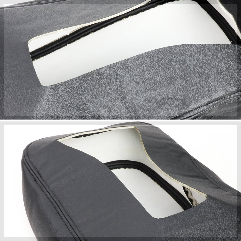 Cover CHEVROLET 07-14 TAHOE Leather Center CHEVROLET SILVERADO, Kit select: Silverado/Sierra Arm Lid 2007-2014 for Black Fits Rest Console 2007-2014