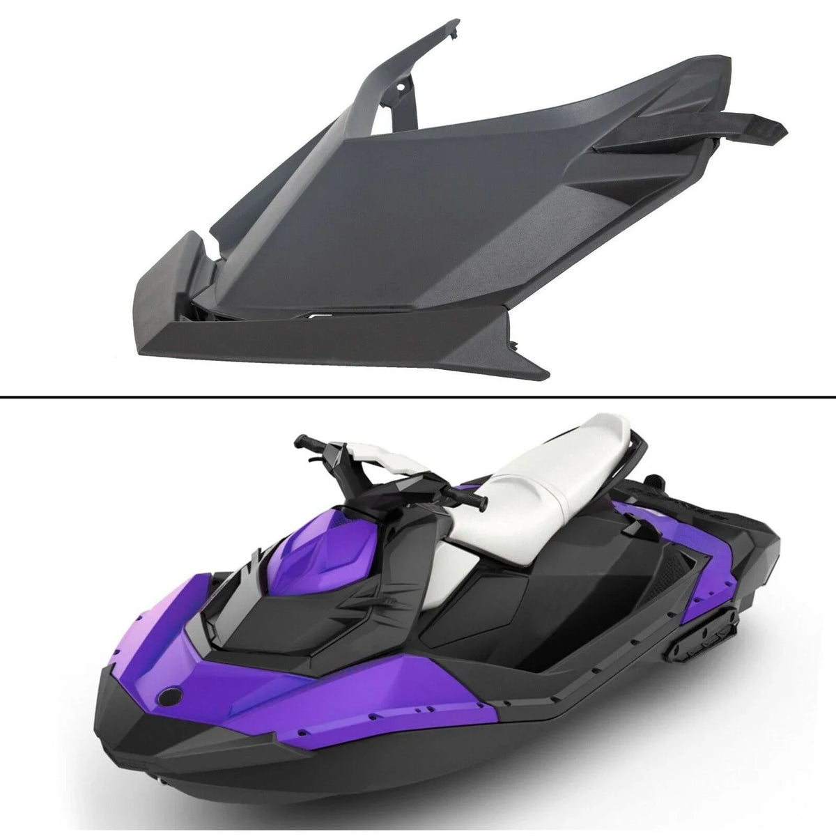 Spark Teledu Deflector Upper Cover For TRIXX Storage Bin Cargo Front Lid Sea-Doo
