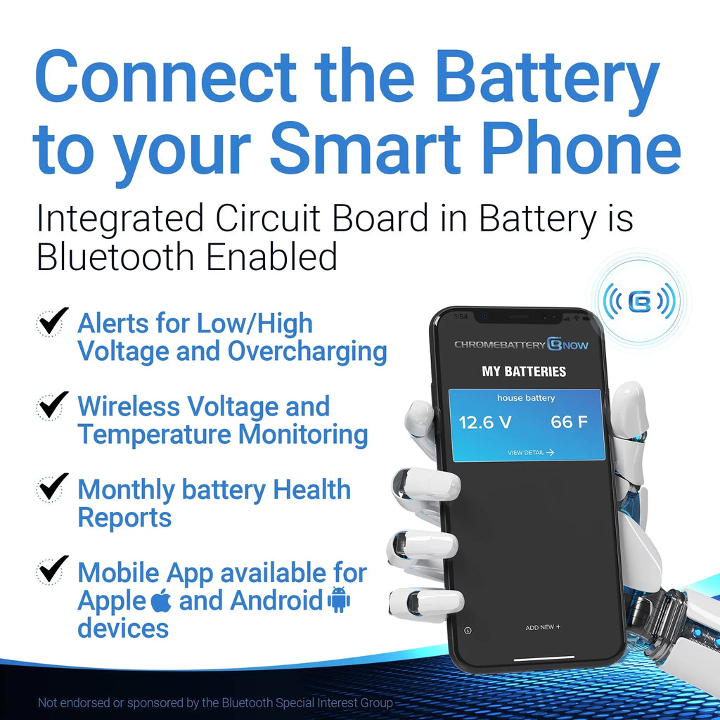 Ytx20hl-bs 12 Volt,18 Spark Ah, Smartphone Cca) Personal 900 - Chrome for Brp Now AGM Intelligent (20hl-bs 2021) Wireless Battery (sea-doo) (2014 270 Battery Connectivity Years - Watercraft