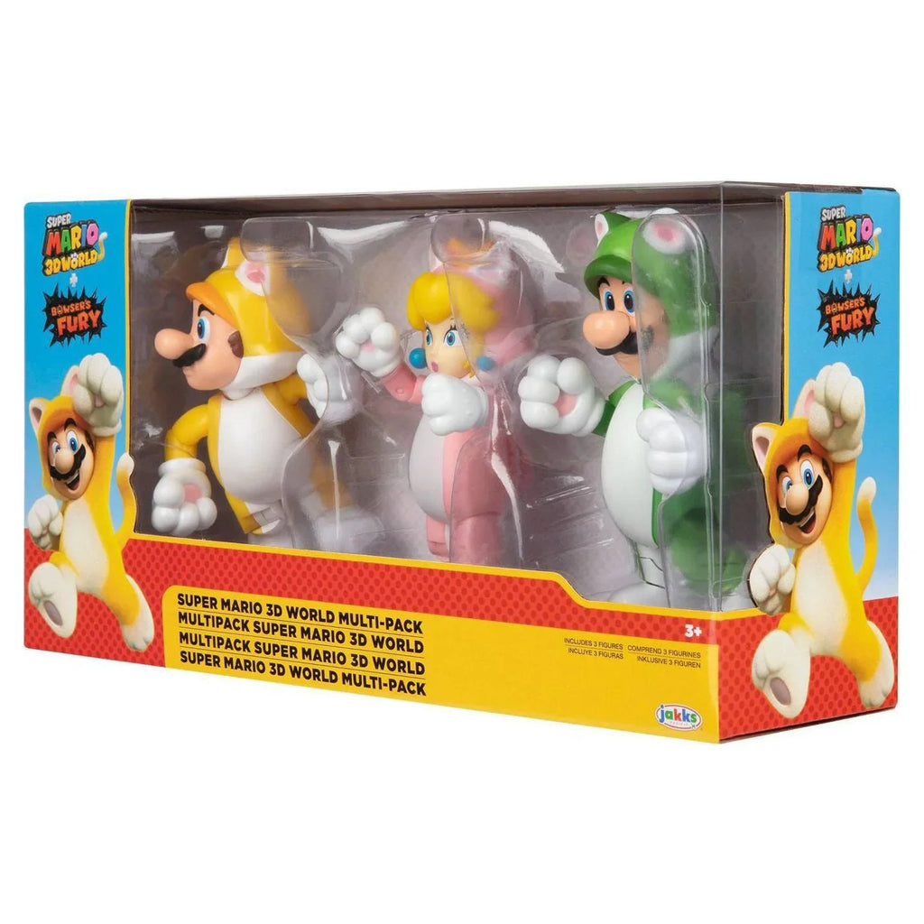 World Pack Figure Luigi Mario Mario Cat Fury Toy Multi Peach 3D Super Browsers