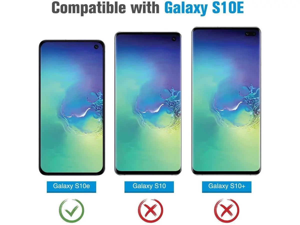 Underwater Sealed S10e Galaxy Built-in IP68 Waterproof Case, Full for Protector, Shockproof Dustproof Cover S10e with Screen Protective Body Case Clear