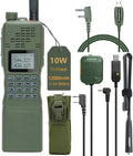 Cable mic,18.8 Programming Bag with Rechargeable Cable,AR-152 Antenna,USB AR-152 Long inch ABBREE&BaofengAR-152 Way Range Walkie Foldable Charger Radio and Kit Talkie 10W Full Tactical Shoulder Two