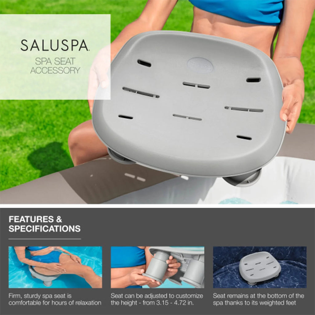 4 SaluSpa & Headrest St Bestway 4 Spa Hot w/Set Seat Pillows Moritz Tub of