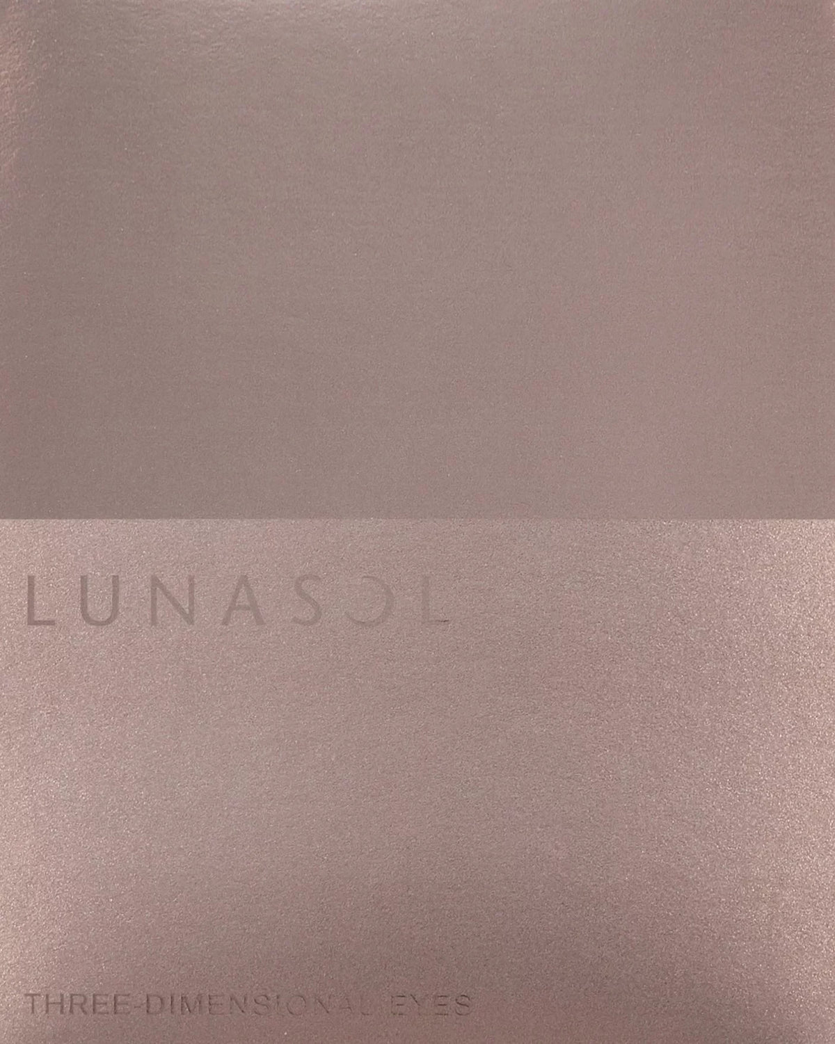 Three 01 Eyes 1) LUNASOL Eyeshadow Neutral Dimensional 4g (x Beige