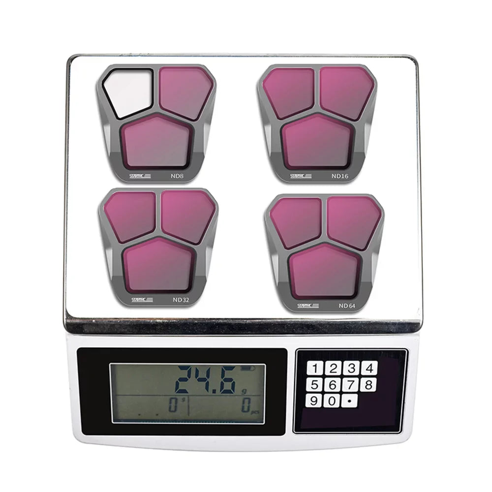 Dcenta DJI Waterproof Filters 3 ND ND8/ND16/ND32/ND64 for Filters 4-Pack Mavic -