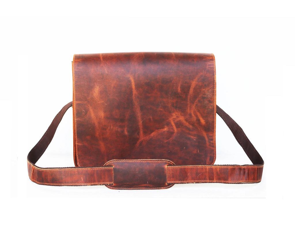 shoulder distressed iPad for office gift MacBook for briefcase bag men satchel Handmade Leather bag bag