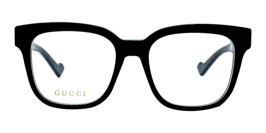Gg0958O Black-Black-Transparent Optical Clear Women
