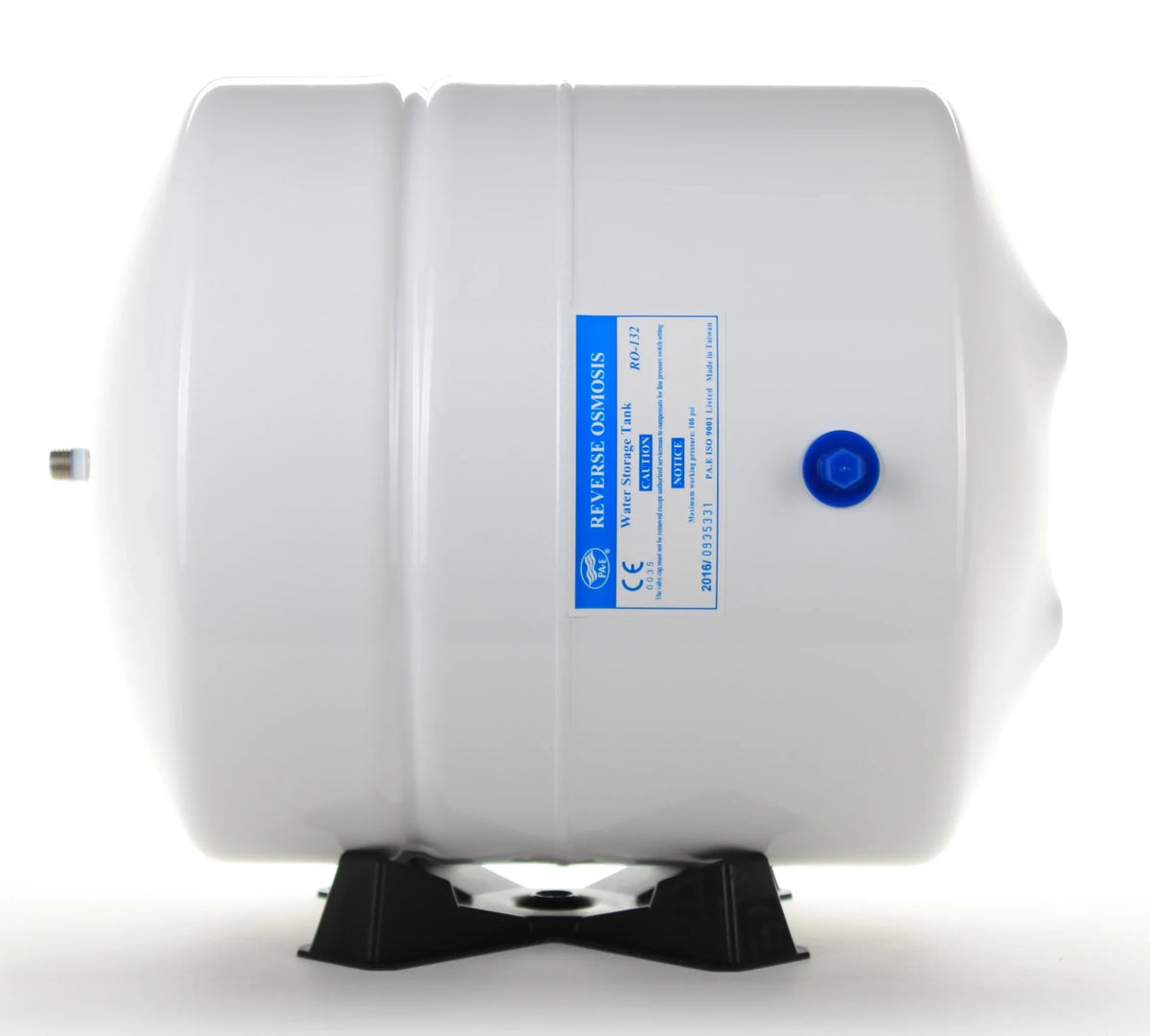 Osmosis Tank Stainless RO-132-W14 White, Port liquid Storage Hydronix Reverse 1/4" 4.5 Steel - Gallon