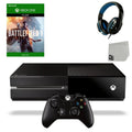 Original 1 Microsoft 500GB Gaming Black Console Bundle With AXTION Headset Battlefield One New BOLT Like Game Xbox