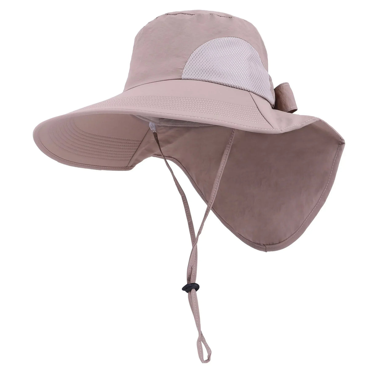 Sun Bucket Foldable Flap Black UPF UV Hat Protective Brim 51+ Wide Cover Womens