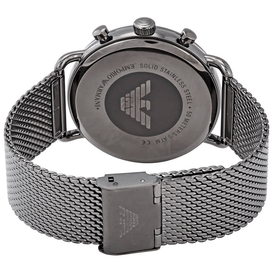 Armani Aviator AR11141 Men's Dial Emporio Brown Chronograph Watch