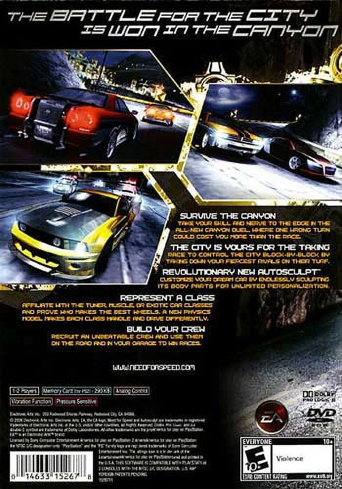 Carbon Need Speed for (PlayStation2)