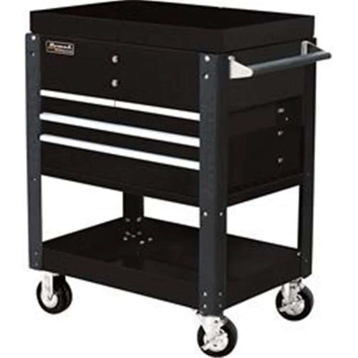 '- Series Service Drawer Slide 20.62 4 in. Pro x Carts 30.25 42 x Black Top