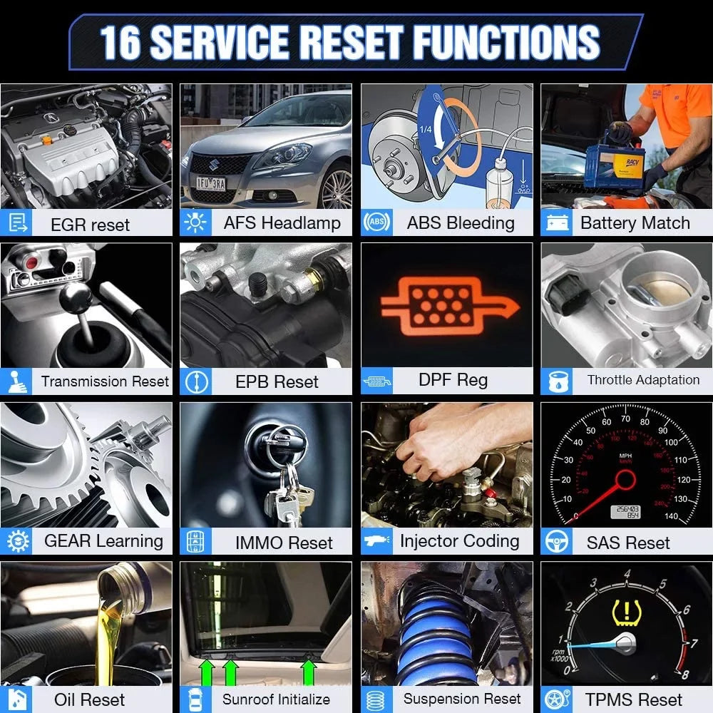 Tool Included) Bluetooth Systems Scanner Year THINKDIAG Maintenance Code Since Cars 1996- for OBD2 Functions (2 Car 15 Full Diagnostic Software Reader THINKCAR