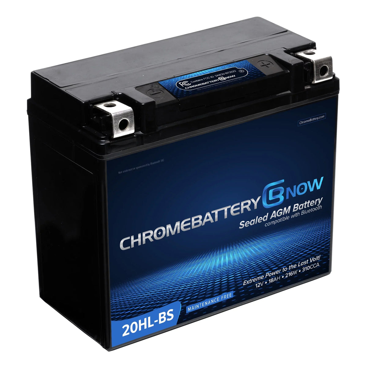 Ytx20hl-bs 12 Volt,18 Spark Ah, Smartphone Cca) Personal 900 - Chrome for Brp Now AGM Intelligent (20hl-bs 2021) Wireless Battery (sea-doo) (2014 270 Battery Connectivity Years - Watercraft