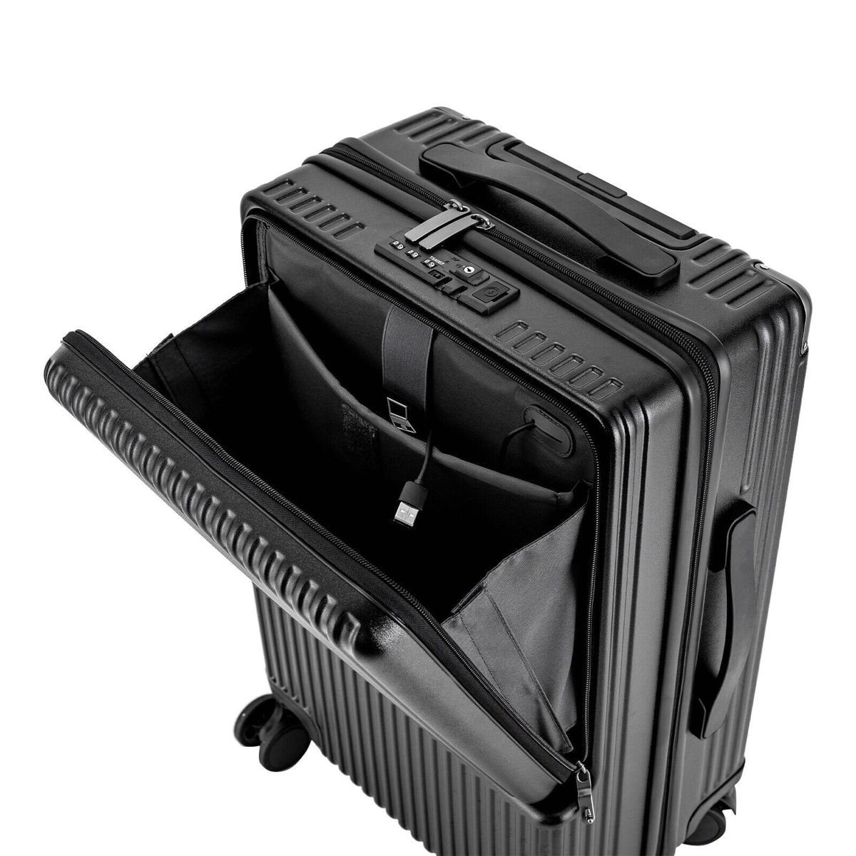 Suitcase Hardside TSA Lock Luggage Spinner Business Lightweight Set Hardshell