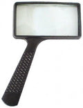 Lens Optically Ground 4" x 3x Magnifying Rectangular 2" Glass, Glass