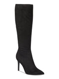 Stretch Gore Pointed Rajel Toe Zip-Up Shoes V-Notch Stiletto Black SODI Comfort Boots THALIA Womens 9.5 Cushioned M