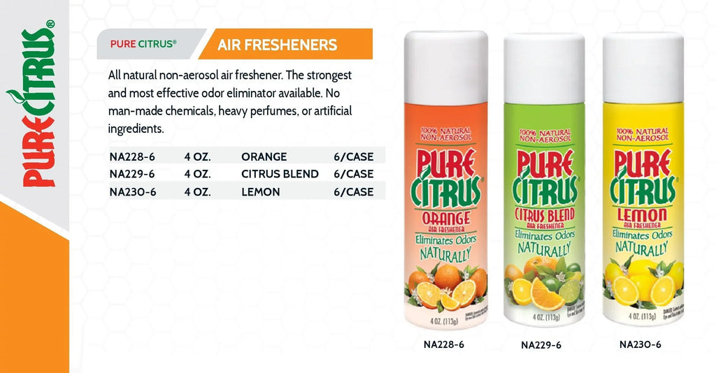4 Non-Aerosol Freshener Refreshing 6) (Pack of fl Spray, Air Pure Orange oz Scent, NA228-6 Citrus