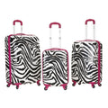 Safari Upright Rockland Luggage F195 3-Piece Set Hardside Luggage